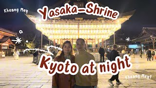 Best Thing To Do in YasakaShrine Kyoto at night in Japan KH2024120424908pm [upl. by Lucilla]