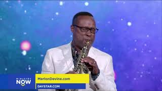 Merlon Devine Plays What a Beautiful Name live at Daystar TV [upl. by Terrie]