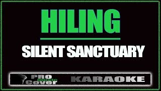 Hiling  SILENT SANCTUARY KARAOKE [upl. by Marigolde]