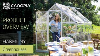 Harmony Polycarbonate Greenhouse Kit  Canopia by Palram [upl. by Rapp22]