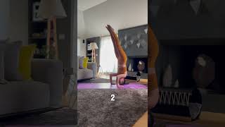 3 varianti della verticale sulla testa yoga yogaroutine yogaacasa verticale sirsasana [upl. by Littman71]