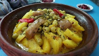 MOROCCAN TAGINE CHICKEN POTATO AND OLIVES [upl. by Ramon]