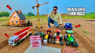 I Build a Big Farm House Using RC Vehicles  Chatpat toy TV [upl. by Osrock]