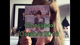 Glossybox Octobre 2016 Mademoiselle Zen [upl. by Tiler520]