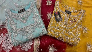 Ideal Boutique Rawalpindi👑 Exclusive Maria B Party Dress design Lowest Price 🤩Formal Wedding Dress [upl. by Ameehsat533]