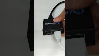 Подключение двух и более экранов c помощью HDMI делителя [upl. by Fisch385]