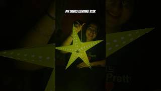 Diy Diwali Lighting Star Decor craft diy diwali decor craft shorts youtubeshorts [upl. by Anawit]