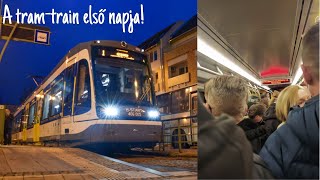 A Tramtrain ELSŐ UTASFORGALMI NAPJA Utazás Hódmezővásárhely és Szeged között 33005 [upl. by Ecela]