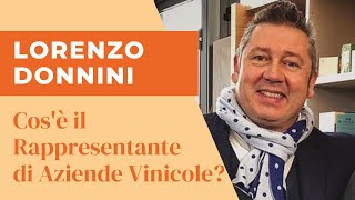 Cosè il Rappresentante di Aziende Vinicole Chiediamolo a Lorenzo Donnini [upl. by Revlys130]