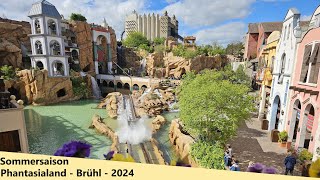 Phantasialand  Brühl  Sommersaison 2024  Freizeitpark Video [upl. by Aipotu]