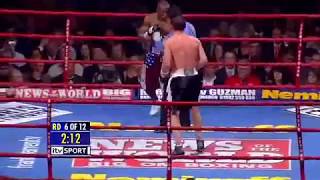 Calzaghe v Lacy World title unification Full fight Both undefeated [upl. by Klatt705]