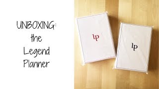 Unboxing The Legend Planner [upl. by Eornom]