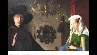 Arnolfini Wedding Jan van Eyck ch15 [upl. by Anoet]