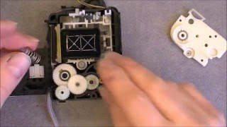 Epson PictureMate photo printer teardown part 2 making a terrible mess [upl. by Eydie]