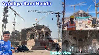 Ram Mandir Ayodhya  Inside Tour 😍  राम मंदिर निर्माण की जानकारी  Construction Update [upl. by Latsyrc]