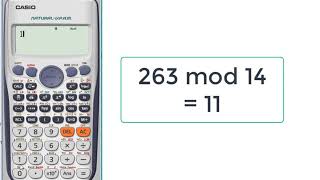 Calculate mod the Remainder using calculator with one step  991ES [upl. by Assennej]