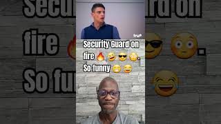 Watch This Security Guards Fiery Moment funny security guard moment viralvideo viralshorts [upl. by Yecak738]