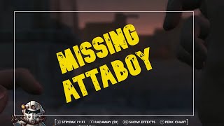 How To Fix Your Missing Attaboy In Fallout London [upl. by Wilden]