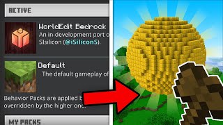 How to Get WorldEdit for Minecraft Bedrock Edition 120 [upl. by Atinra]