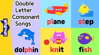 Phonics Songs  Double Letter Consonant  Blends amp Digraphs  Little Fox [upl. by Goar]