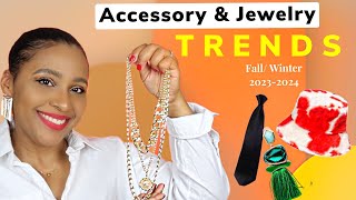 Fashion Trends Fall Winter 20232024  Accessories and Jewelry Trends [upl. by Hannej]