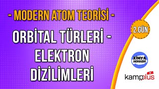 Orbital Türleri  Elektron Dizilimleri  Modern Atom Teorisi  AYT Kimya Kampı  2Gün [upl. by Arahat242]