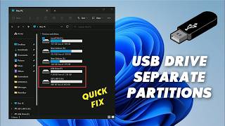 Fixed ✔️USB Flash Show 2 Partitions ⚠️ Delete EFI Partition USB [upl. by Chow]