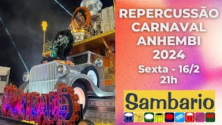 LIVE SAMBARIO  REPERCUSSÃO ANHEMBI 2024 [upl. by Favianus]