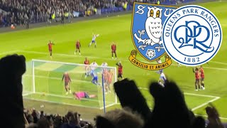 Crazy scenes as Owls hit 2 late goals in 21 against QPRSheffield Wednesday 21 Queens Park Rangers [upl. by Mendive]