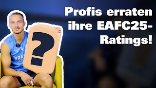 🔵🟡 Profis erraten ihr EAFC25Rating [upl. by Lehcem]