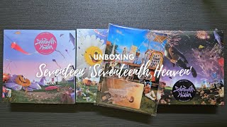 Seventeen 세븐틴  11th Mini Album Seventeenth Heaven Set Unboxing  Weverse Shop Preorder Gifts [upl. by Ronica]