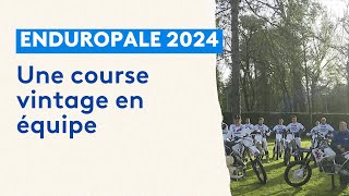 Enduropale du Touquet 2024 Yamaha en équipe à la course vintage [upl. by Maclaine]