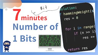 Number of 1 Bits  LeetCode 191  Python JavaScript Java and C [upl. by Llerruj]