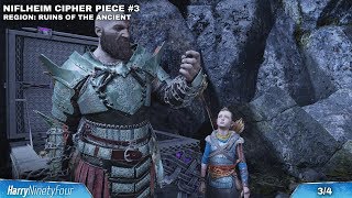 God of War  All Niflheim Cipher Piece Locations Guide Unlocks Bonus Niflheim Realm [upl. by Januarius]