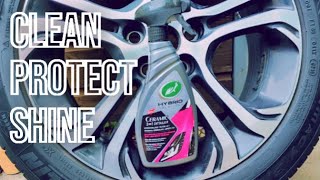 How I use Turtle Wax Ceramic 3 in 1 to protect my alloy wheels [upl. by Trip]