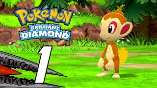 Pokemon Brilliant Diamond  Gameplay Playthrough Part 1 Nintendo Switch [upl. by Noeht124]