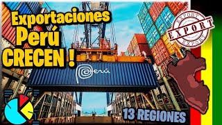 Exportaciones de Perú crecen en 13 regiones  Peru exports 2023 First trimester [upl. by Nakasuji]