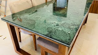 Granite dining table top making  granite table top [upl. by Kelcey710]