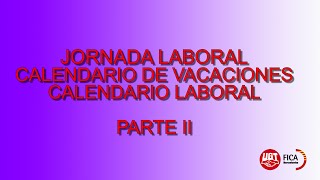 Calendario Laboral [upl. by Frerichs]