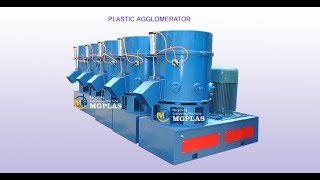 PET fiber agglomerator machineplastic agglomerating machine [upl. by Kevon]