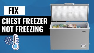 How To Fix Chest Freezer Not Freezing  Troubleshooting Guide [upl. by Heidy]