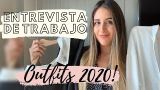 Cómo vestirse para una Entrevista de Trabajo  LOOKS PARA HOMBRES amp MUJERES 2020  Carolinacarryon [upl. by Iarahs861]