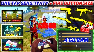 4 GB Ram Best Sensitivity Setting After Update For Free Fire 🔥👽 \\ Free Fire New Auto Headshot Sensi [upl. by Ilyse]