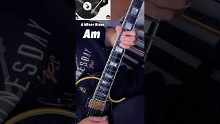 A minor Blues guitar solo  Vintage jam track 🎸 [upl. by Schreibe831]