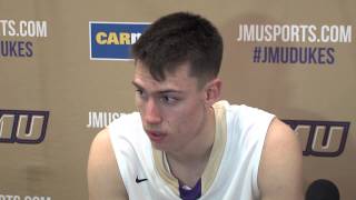 201415 JMU Mens Basketball  Players Longwood Press Conference  Nov 19 2014 [upl. by Netsirt]