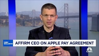 Affirm CEO on Apple Pay agreement payment plans and consumer spending [upl. by Liatrice]