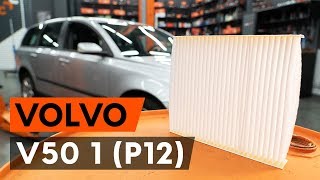 Hoe een interieurfilter  pollenfilter vervangen op een VOLVO V50 1 P12 AUTODOCTUTORIAL [upl. by Arik]