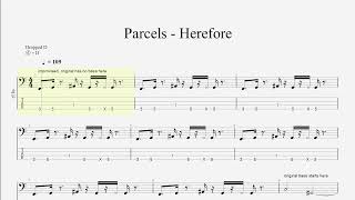 Parcels  Herefore Bass Tabs Roisto Remix [upl. by Junette207]