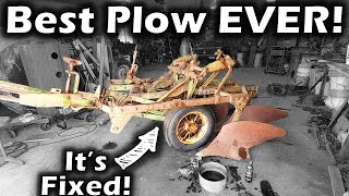 John Deere 202 Plow  Repair and Explanation of Operation [upl. by Esiom]