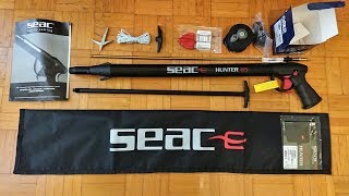 SEAC HUNTER 65 pneumatic speargun  SEAC Killer spear 3P light [upl. by Filler557]